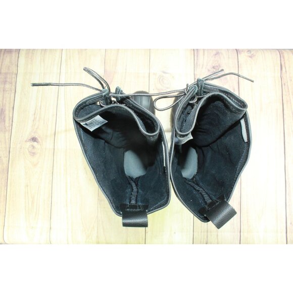 LL Bean Signature Waxed Canvas Maine Hunting Shoe 16" Black Size 6 M - Picture 9 of 11